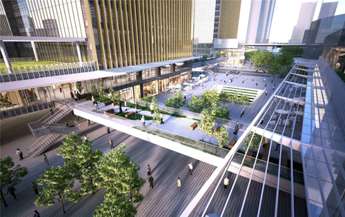 丽泽平安金融中心内景